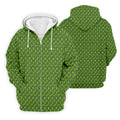 Funny Hole In One Pickle Golf Pattern Polo Shirt, Golf Shirts For Men, Mens Golf Apparel