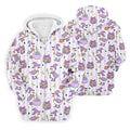 Halloween Witch Goose Purple Pastel Fun Golf Shirts For Men, Polo Shirts For Men, Golfing Apparel