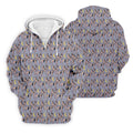 Dancing Figures Moon And Stars Pattern Polo Shirt, Mens Golf Shirts, Golf Apparel For Men