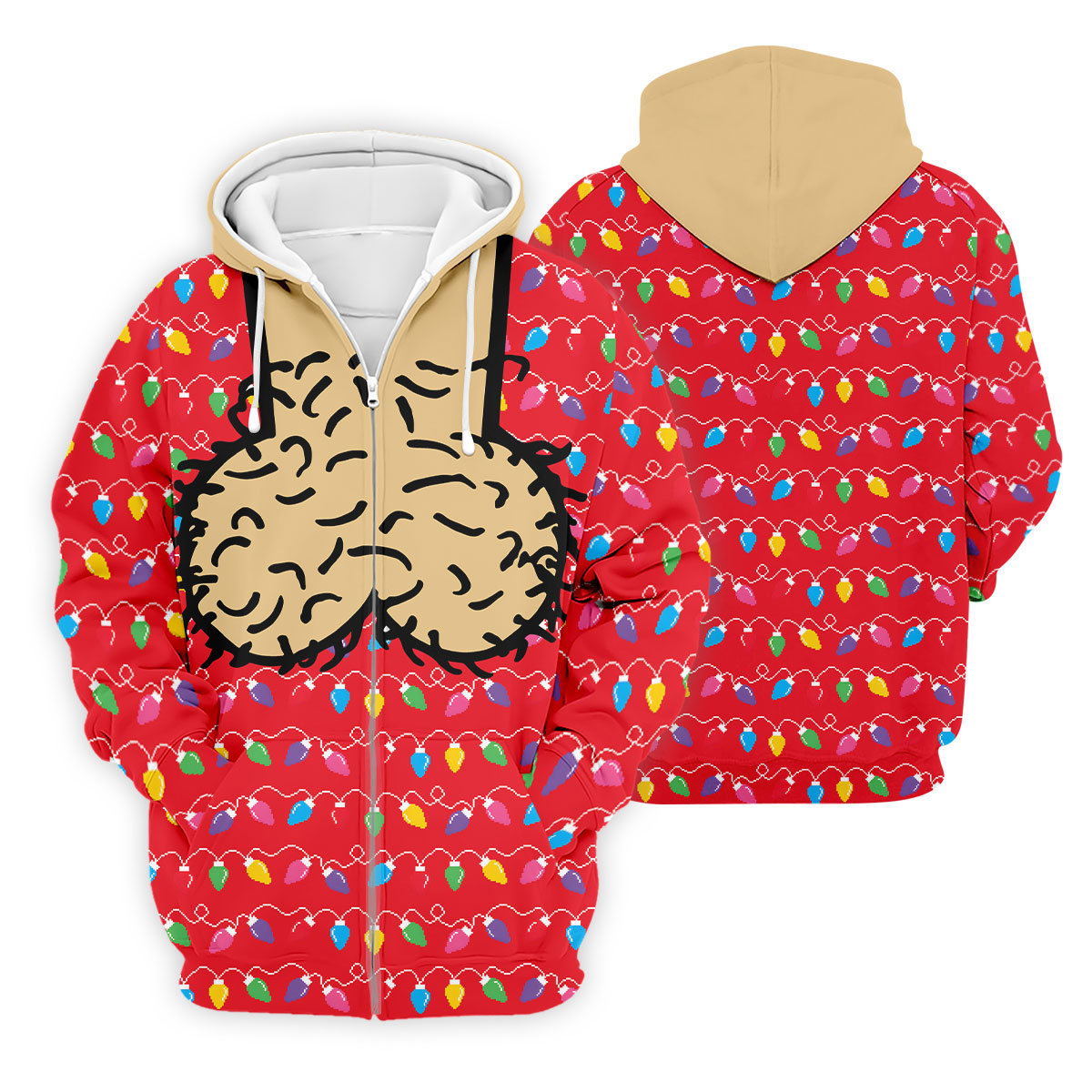 Cheeky Lights Christmas Golf Shirt, Mens Golf Shirts, Golf Apparel For Men