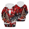 Tuxedo Tree Snowflakes Christmas Golf Shirt, Golf Shirts For Men, Mens Golf Apparel