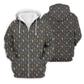 Funny Golf Lesson Alligator Pattern Polo Shirt, Golf Shirts For Men, Mens Golf Apparel