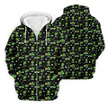 Three Leaf Clover Golf And Beer St Patrick's Day Black Golf Shirt, Fun Golf Shirts For Men, Polo Shirts For Men