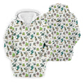 White Desert Golf Icons Pattern Golf Polo Shirt, Hawaiian Golf Shirt, Golf Polo Shirts For Men