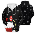 Santa Peeing Funny Christmas Golf Tops For Men, Christmas Golf Shirt, Men's Funny Golf Shirts