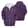 Purple Gravestone Bat Halloween Pattern Polo Shirt, Golf Shirts For Men, Mens Polo Shirts