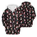 Cute Snowman Golf Pose Black Golf Shirt, Christmas Golf Shirt, Golf Shirts For Men, Golf Gift For Men