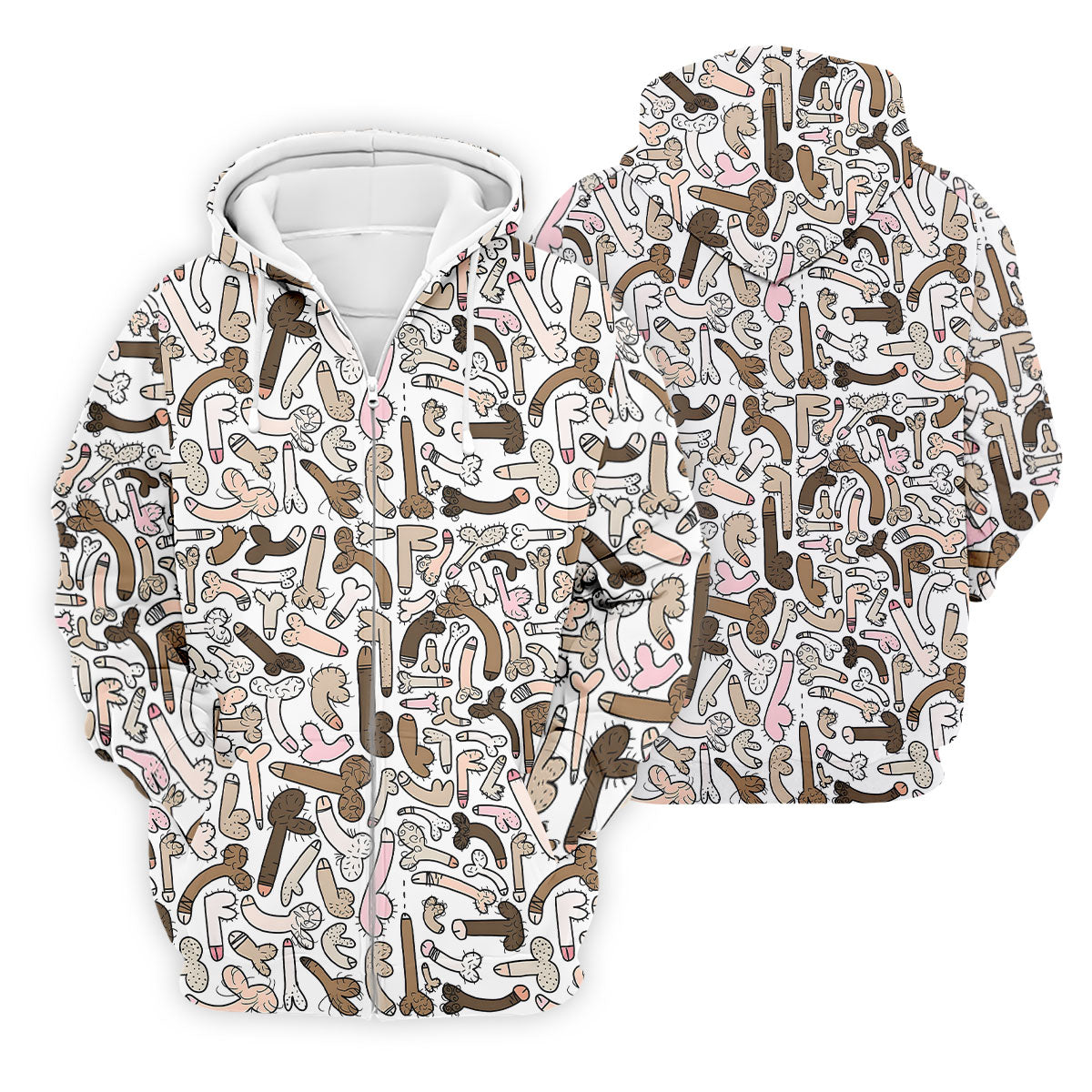 Funny Adult Doodle Novelty Pattern Polo Shirt, Mens Golf Polo, Golf Shirts For Men