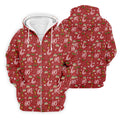 Funny Ho Ho Ho Naughty Tits Christmas Golf Shirt, Men's Funny Golf Shirts, Christmas Golf Gift