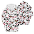 Playing Cards Poker Pattern Hawaiian Golf Shirt, Golf Polo Shirts For Men, Mens Golf Apparel