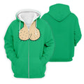 Green Funny Dickhead Faux Chest Golf Shirt, Men's Golf Shirt, Mens Polo Shirts