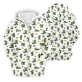 St Patrick's Day Leprechaun Golf And Beer Golf Pose Shamrock Golf Shirt, Golf Shirts For Men