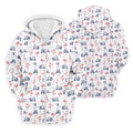 Flamingo Funny Golf Pattern Polo Shirt, Men's Golf Shirt, Golf Apparel For Men