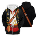 Swashbuckler Pirate Golf Shirt, Caribbean Captain Costume Pattern, Golf Shirt For Men