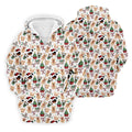 Christmas Sweets Pattern Golf Tops For Men, Cartoon Print Polo Shirts For Men, Christmas Golf Shirt, Golfing Apparel