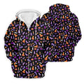 Funny Dirty Black And Purple Halloween Golf Shirt, Fun Golf Shirts For Men, Cool Golf Gift, Halloween Gift