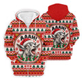 Funny Screaming Goat Christmas Golf Shirt, Golf Shirts For Men, Mens Golf Apparel