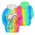 Windy Skeleton Ghost Golf Polo Shirt, Halloween Shirts For Men, Golf Polo Shirts For Men