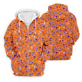 Funny Dirty Orange And Purple Halloween Golf Shirt, Fun Golf Shirts For Men, Cool Golf Gift