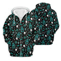 Skull Potion Halloween Pattern Polo Shirt, Printed Golf Shirts, Golf Apparel For Men
