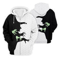 Halloween Wicked Witch Shadow Golf Shirt, Men's Golf Shirt, Hawaiian Golf Shirt