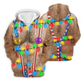 Lights Suspenders Christmas Golf Shirt, Golf Polo Shirts For Men, Mens Golf Shirts