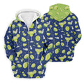 Margarita Cocktail Golf Shirt, Tropical Lime Drink Pattern, Golf Shirt For Men