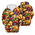 Sparkling Lights Christmas Golf Shirt, Mens Golf Shirts, Golf Apparel For Men