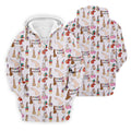 Light Pink Funny Birthday Dick Pattern Golf Polo Shirt, Men's Golf Shirt, Printed Golf Shirts