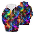 Colorful Disc Golf Basket Swirl Pattern Polo Shirt, Printed Golf Shirts, Hawaiian Golf Shirt, Mens Golf Apparel