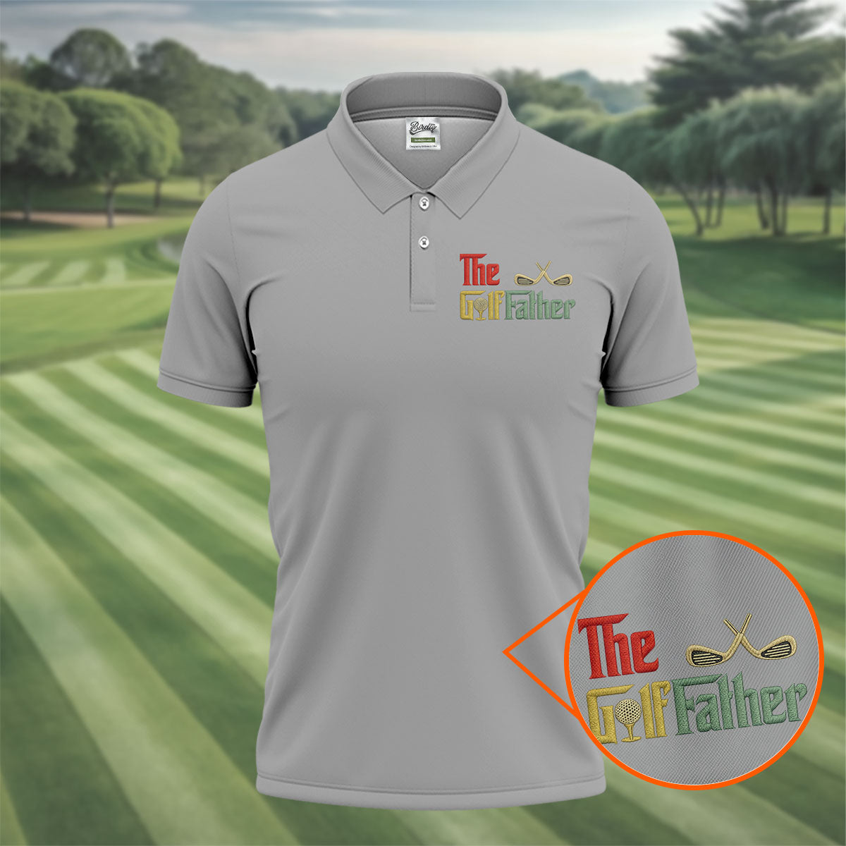 The Golf Father Golf Tops For Men, Father's Day Golf Shirt, Golf Gift For Dad