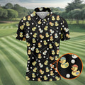 Rubber Duck Golf Polo Shirt, Golf Tops For Men, Hawaiian Golf Shirts, Golfing Apparel