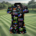 Neon Golf Clubs Golf Shirt, Funny Golf Shirt, Couple Golf Shirt, Matching Golf Shirt, His And Hers Golf Shirts