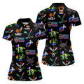 Neon Golf Clubs Golf Shirt, Funny Golf Shirt, Couple Golf Shirt, Matching Golf Shirt, His And Hers Golf Shirts
