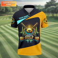 Royal Spirit Custom Golf Polo Shirt, Golfing Apparel, Golf Gift For Men