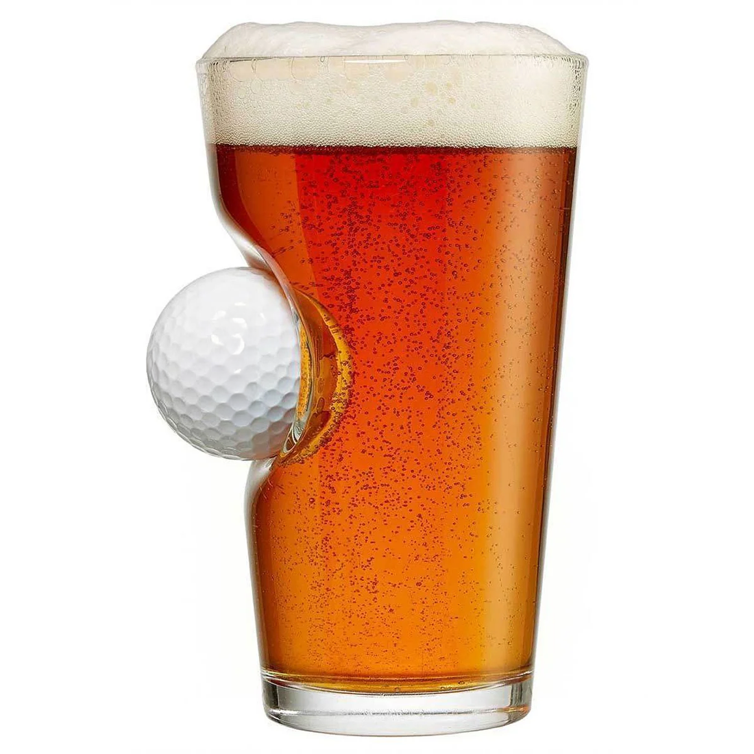 Personalized Golf Ball Glasses, Golf Whiskey Glass Set, Golf Gifts For Men