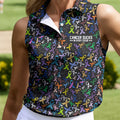 Cancer Sucks In Every Color Women Golf Top, Cancer Awareness Shirt, Cancer Survivor Shirt Ladies Golf Shirts