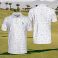Shamrock Golf Polo Shirt, Mens Golf Shirt, St Patrick's Day Golf Shirt, Gift For Golfer
