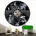 Custom Name Metal Golf Clock, Golf Wall Clock, Golf Decor, Gift For Golf Lovers