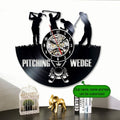 Personalized Metal Golf Clock, Golf Wall Clock, Golf Decor, Gift For Golf Lovers