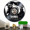 Custom Metal Golf Clock, Golf Wall Clock, Golf Decor, Gift For Golfer