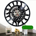Personalized Metal Golf Clock, Golf Wall Vinyl Clock, Golf Wall Art, Gift For Golfer