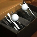 Best Dad By Par Personalized Golf Ball Glasses, Golf Whiskey Glass Set, Golf Gifts For Dad