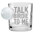 Best Dad By Par Personalized Golf Ball Glasses, Golf Whiskey Glass Set, Golf Gifts For Dad