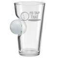Best Dad By Par Personalized Golf Ball Glasses, Golf Whiskey Glass Set, Golf Gifts For Dad