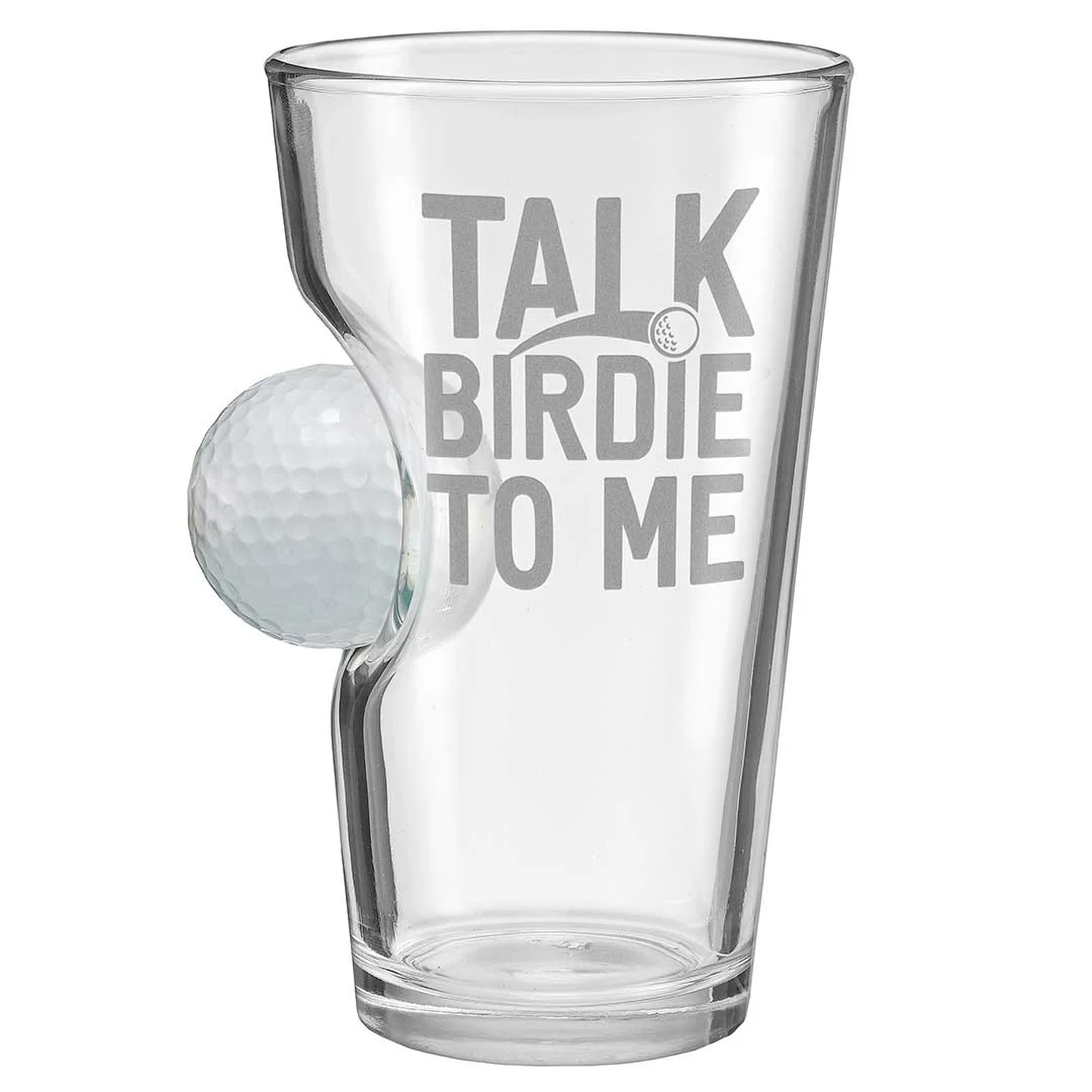 Best Dad By Par Personalized Golf Ball Glasses, Golf Whiskey Glass Set, Golf Gifts For Dad