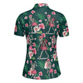 Skull Golf Shirt, Floral Golf Shirt, Women's Hawaiian Golf Shirts, Halloween Golf Shirt, Golf Halloween Costume
