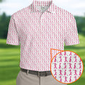 Funny Stick Breast Cancer Golf Shirt, Breast Cancer Support Shirts, Funny Men Golf Polo Shirt