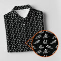 Funny Skeleton Golf Polo Shirt, Funny Position Golf Shirt, Dad Golf Shirt, Christmas Golf Gift