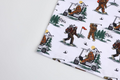 Bigfoot Sasquatch Playing Golf Funny Golf Polo Shirts, Golf Gift For Men, Golf Shirts For Men